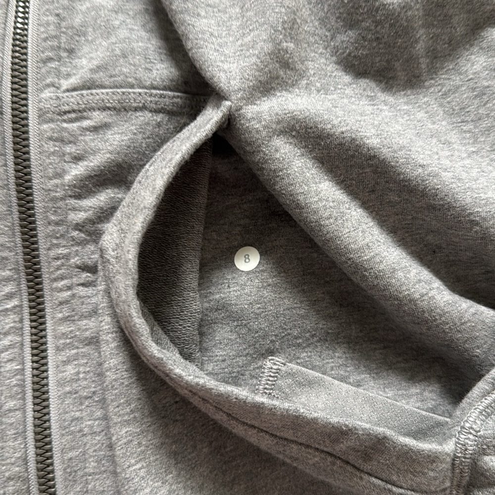 Lululemon Gray Zip Up Hooded Jacket - Picture 8 of 10